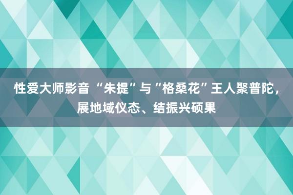 性爱大师影音 “朱提”与“格桑花”王人聚普陀，展地域仪态、结振兴硕果