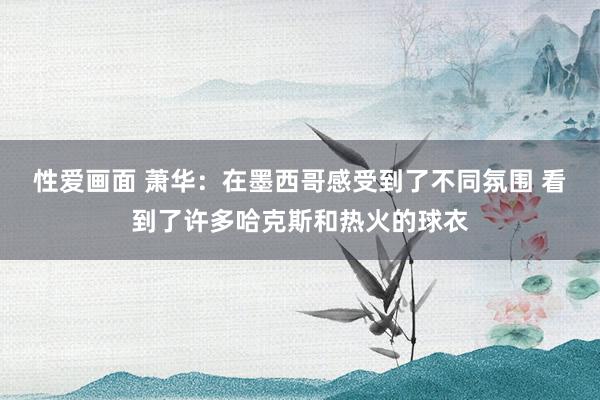 性爱画面 萧华：在墨西哥感受到了不同氛围 看到了许多哈克斯和热火的球衣