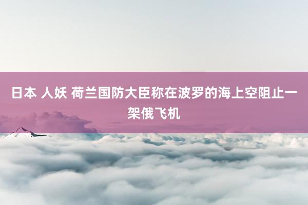 日本 人妖 荷兰国防大臣称在波罗的海上空阻止一架俄飞机