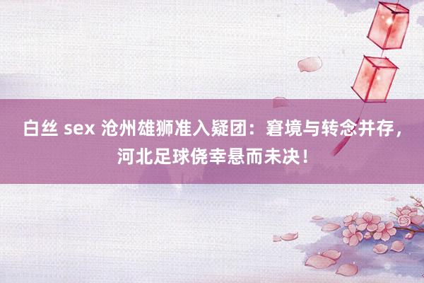 白丝 sex 沧州雄狮准入疑团：窘境与转念并存，河北足球侥幸悬而未决！