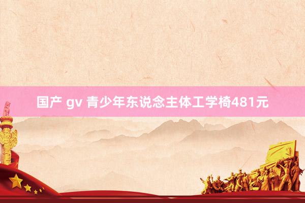 国产 gv 青少年东说念主体工学椅481元